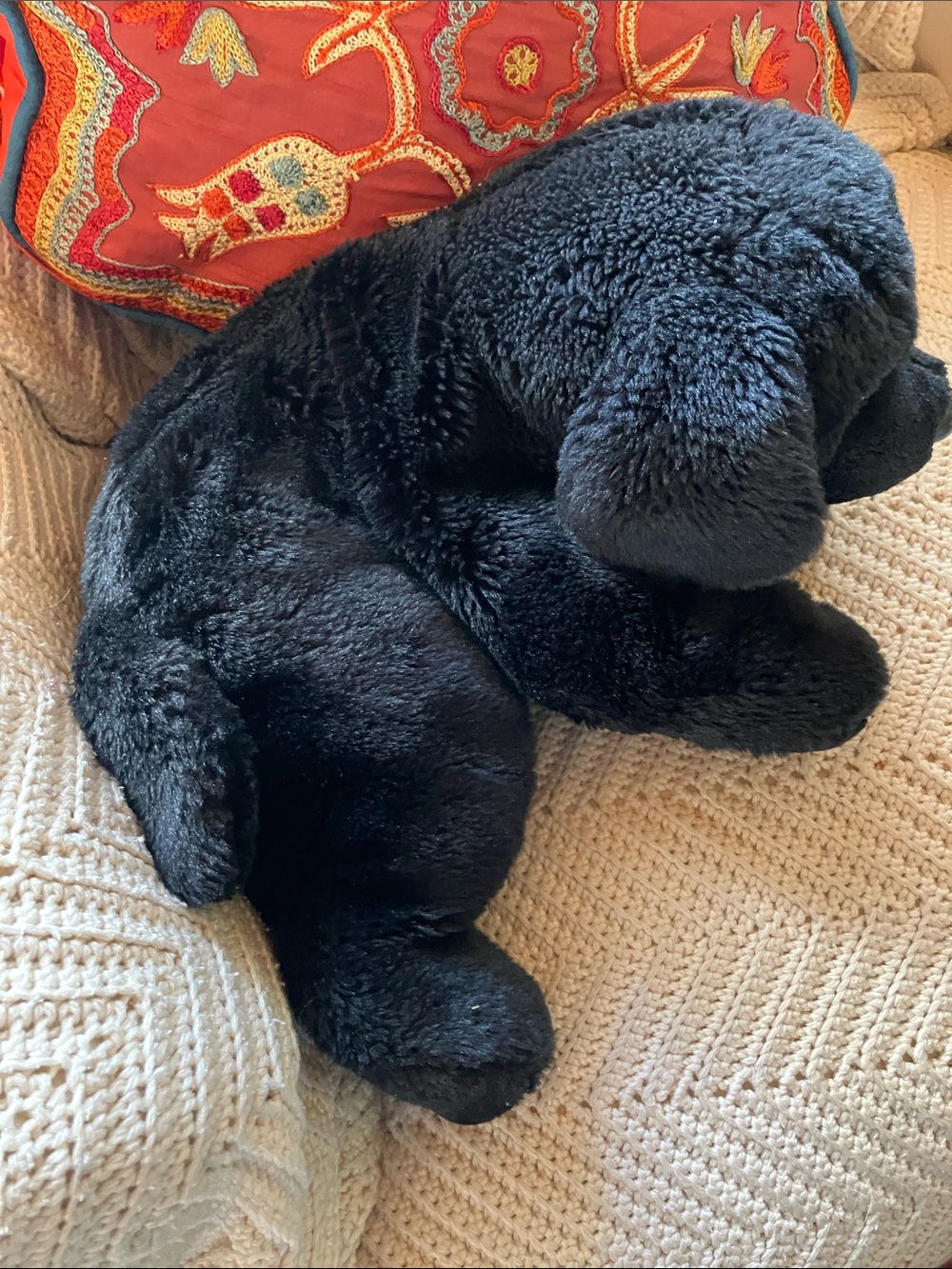 Douglas 18” black Labrador puppy plush vintage 1990’s dog stuffed animal - Picture 3 of 10
